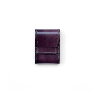 S.T Dupont Case - Purple Dying - Vegetable tanned leather