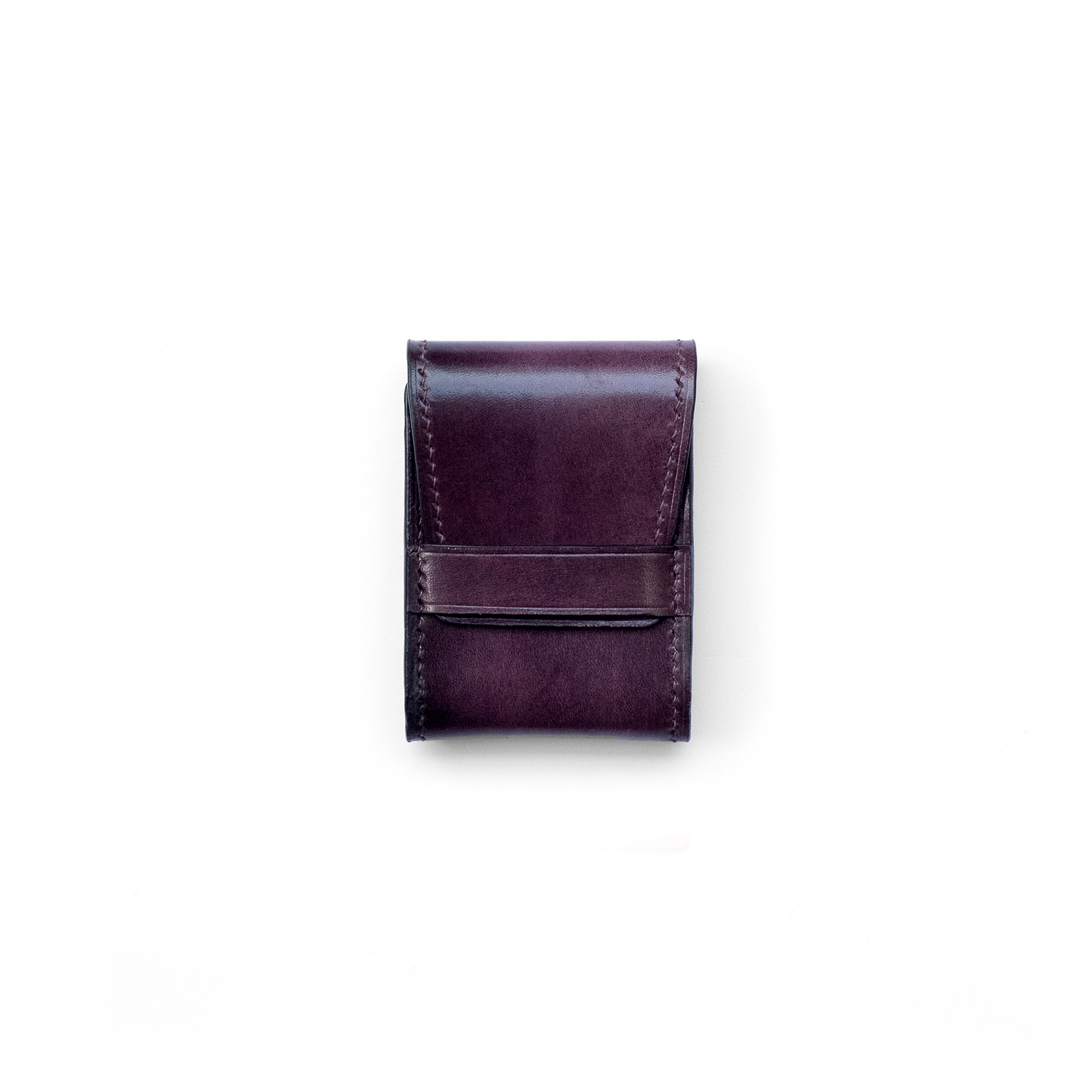 S.T Dupont Case - Purple Dying - Vegetable tanned leather