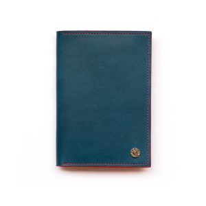 Thắng PasssportCover - BlueRed - Buttero Veg Tanned Leather