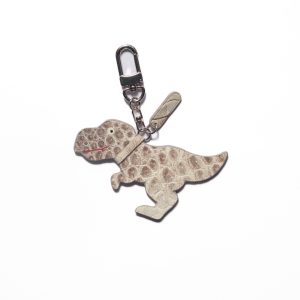 Tiny T-Rex charm - Crocodile skin