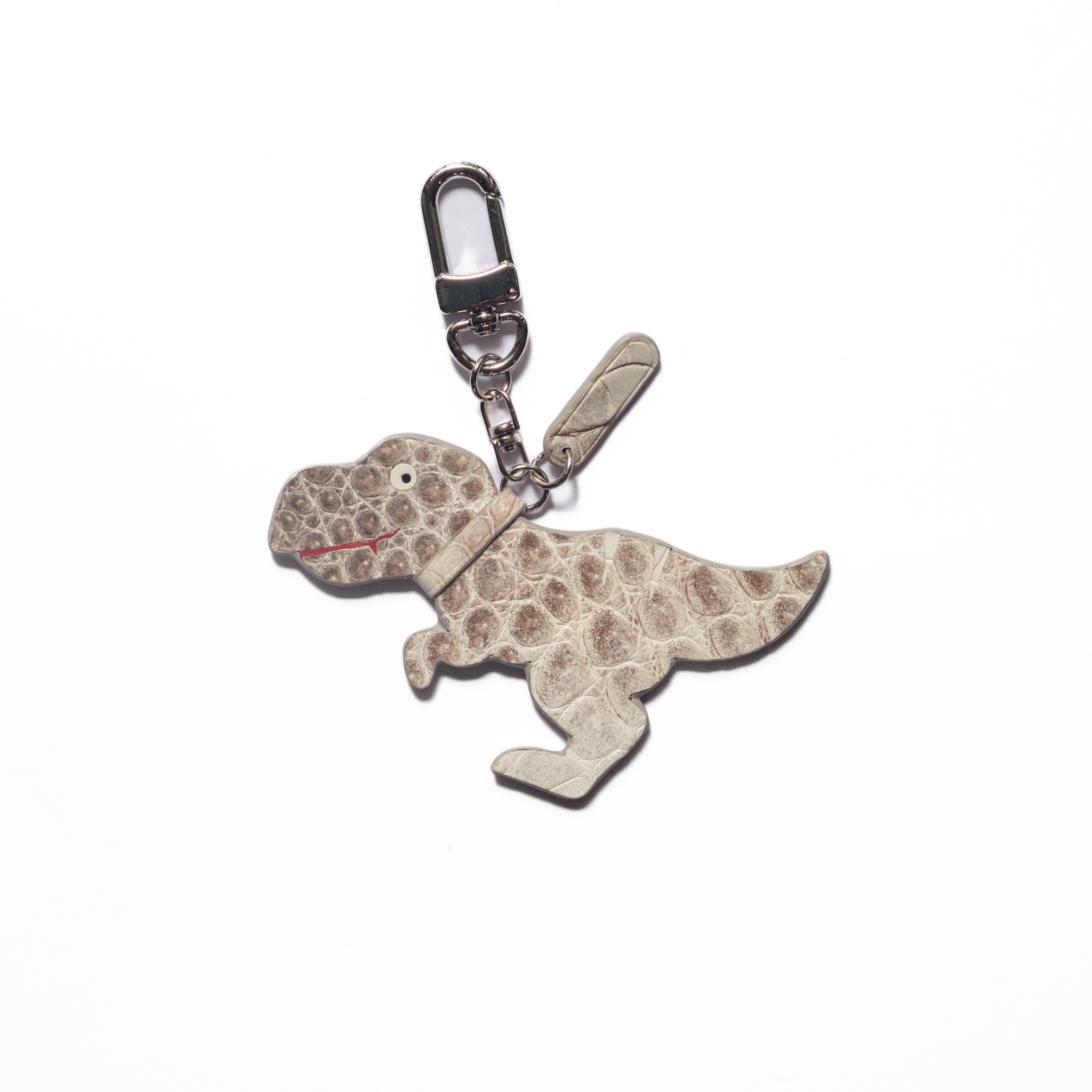 Tiny T-Rex charm - Crocodile skin
