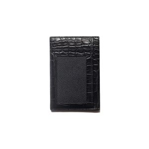 Alternative view of The Compact Portrait Card-holder / alligator x calfskin
