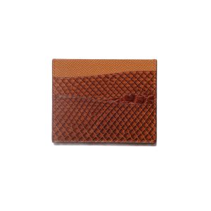 Alternative view of Tiny croc Card-holder / python
