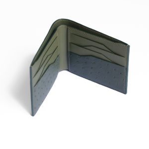 Alternative view of Thắng Bifold Wallet - Ostrich & calfskin