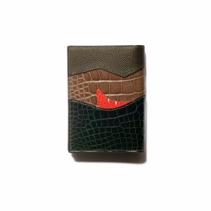 Alternative view of Tiny T-Rex Pocket Wallet - Crocodile skin