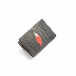 Alternative view of Tiny Fox Pocket Wallet - Crocodile skin